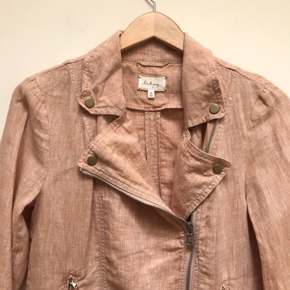 Lou & Grey | Linen Moto Jacket - Picture 2 of 8